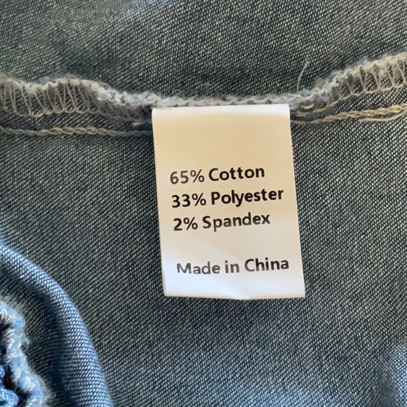 Women’s denim halter dress. Size small. NWT, measurements are in photos. - Picture 9 of 11